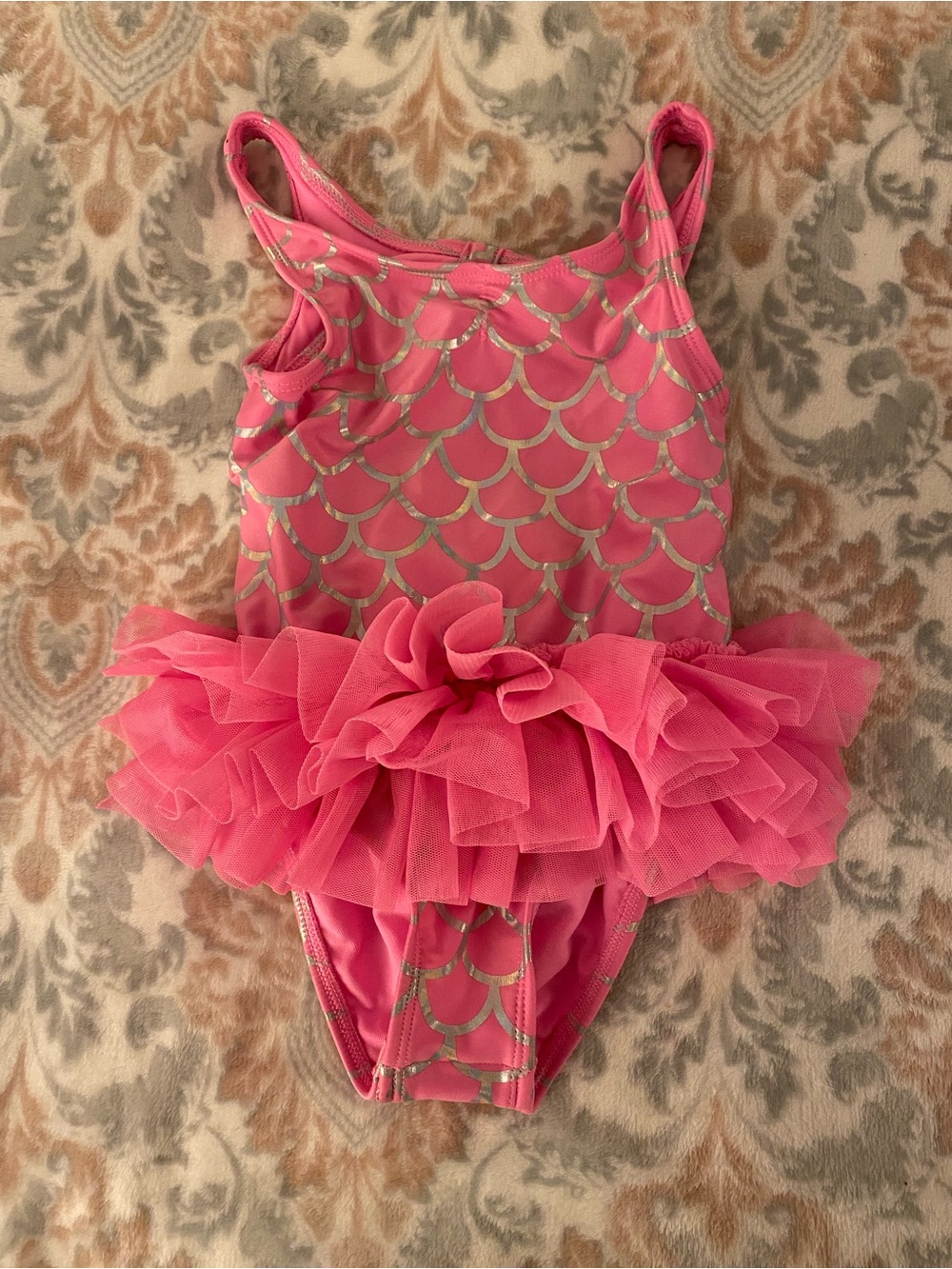 Cat & Jack Pink Mermaid Tutu One-Piece